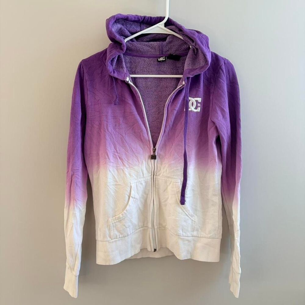 DC Shoes Purple Ombre Zip-Up Hoodie